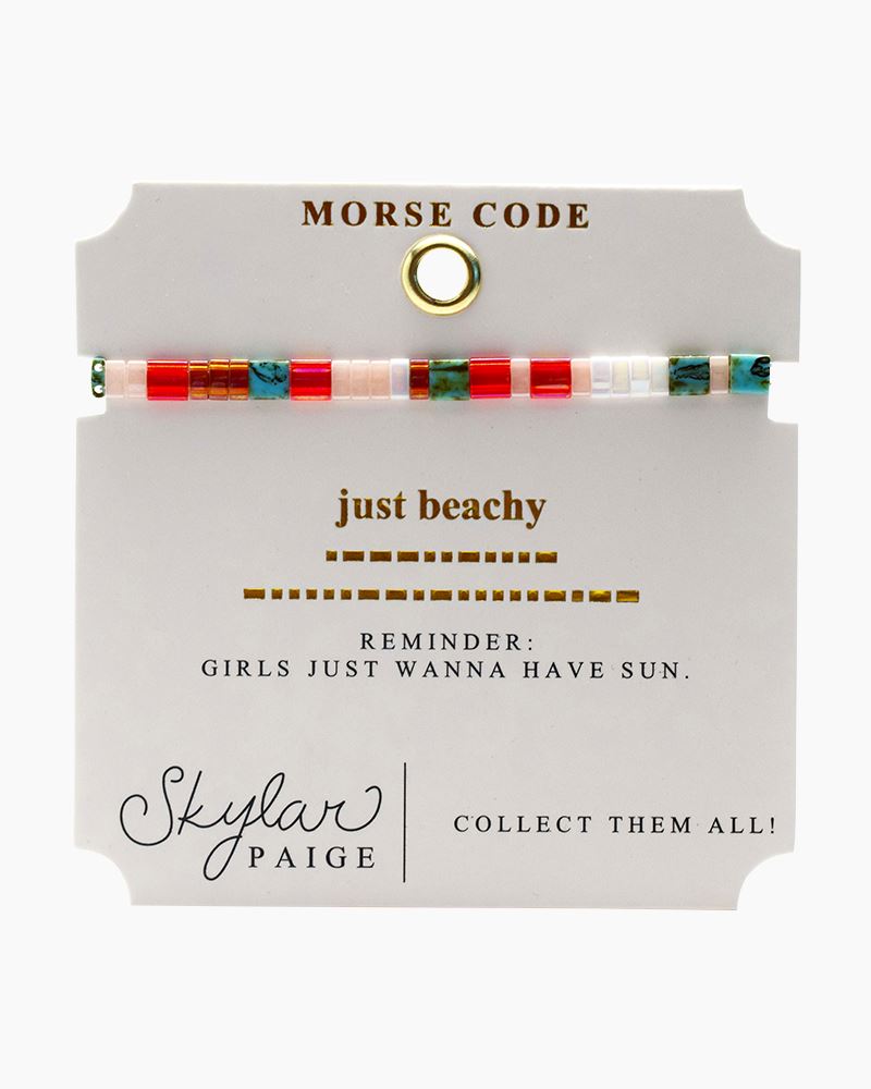 Skylar Paige, Just Beachy Morse Code Bracelet