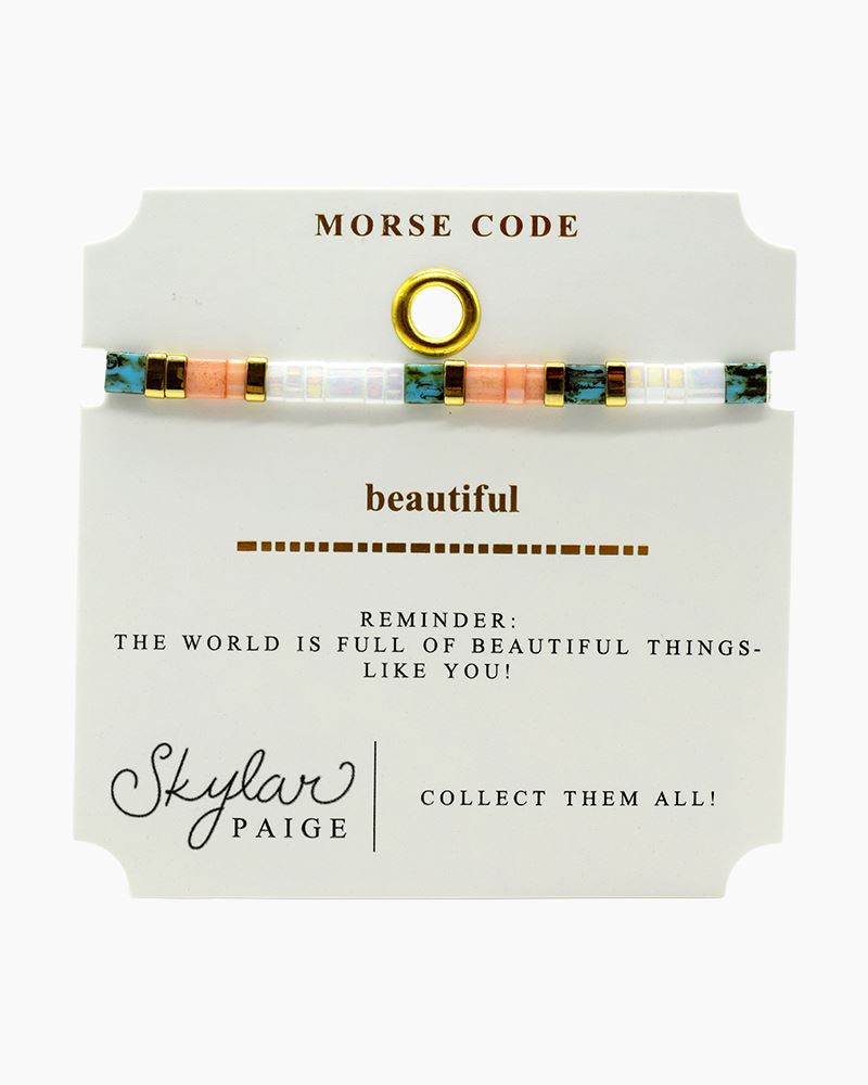 Skylar Paige, Beautiful Morse Code Bracelet
