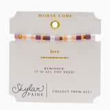 Love, Skylar Paige Morse Code Bracelet
