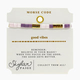 Skylar Paige, Good Vibes Morse Code Bracelet