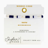 Skylar Paige, Nurse Morse Code Bracelet
