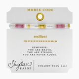 Skylar Paige, Resilient Morse Code Bracelet