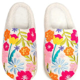 Wildflower Fuzzy Slippers