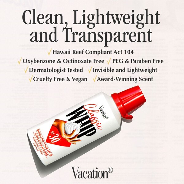 Vacation Classic Whip Sunscreen Mousse SPF 30