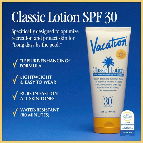 Vacation Classic Sunscreen Lotion SPF 30