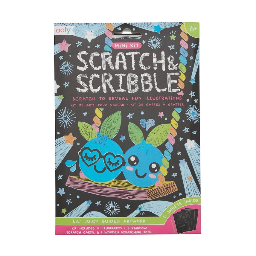 Mini Scratch & Scribble Art Kit, Lil' Juicy
