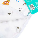 New Jersey Baby Burp Cloth and Wraparound Bib