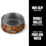 S'well 16oz Teakwood Dog Bowl