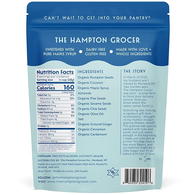 The Hampton Grocer Super Seed Grain Free Granola
