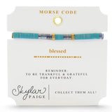 Blessed, Skylar Paige Morse Code Bracelet
