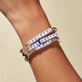 Little Words Project, Good Energy Evil Eye Bracelet (S/M)