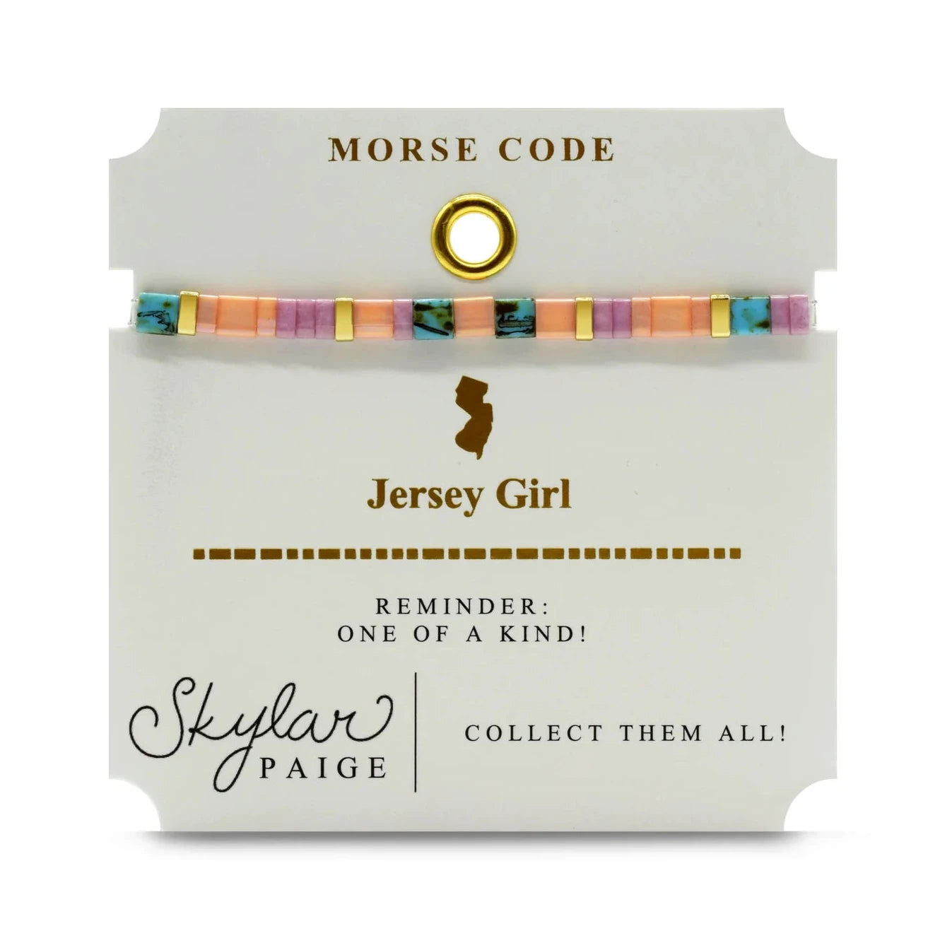 Skylar Paige, Jersey Girl Morse Code Bracelet