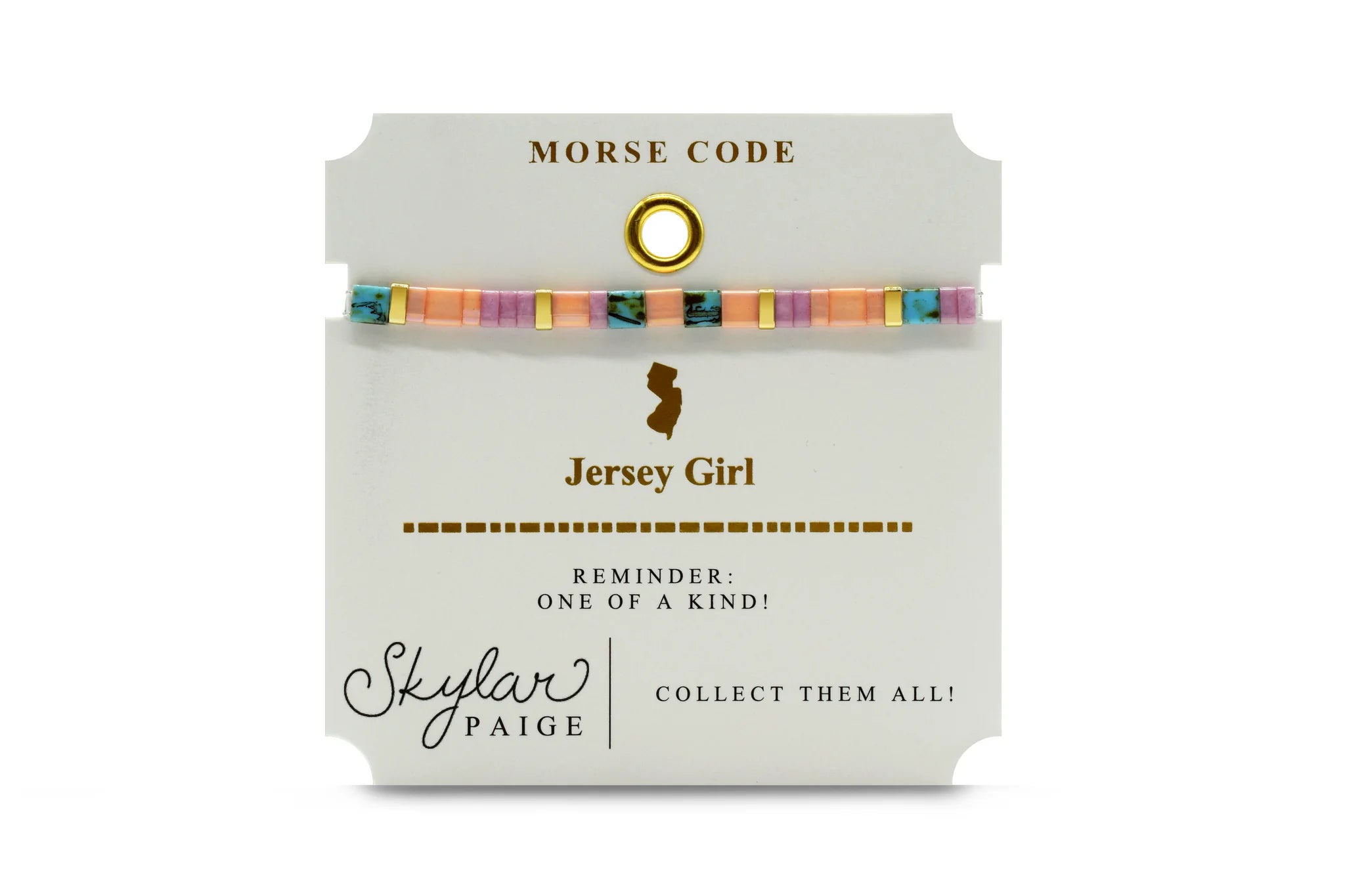 Skylar Paige, Jersey Girl Morse Code Bracelet