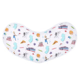 New Jersey Baby Burp Cloth and Wraparound Bib