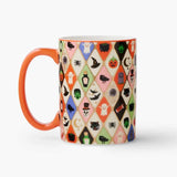 Rifle Paper Co. Halloween Argyle Porcelain Mug