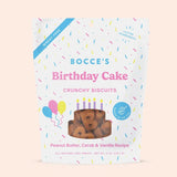 Bocce's Birthday Cake Crunchy Biscuits Dog Treats