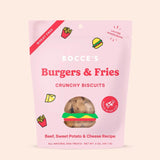 Bocce's Burgers & Fries Crunchy Biscuits Dog Treats