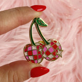 Disco Cherries Enamel Pin