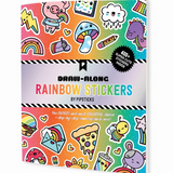 Draw-Along Rainbow Sticker Book