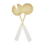 Gold & Marble Sever Spoon Set