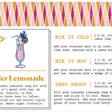 Lavender Lemonade, Camp Craft Cocktail Infusion Kit