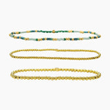 Let Them, Skylar Paige Morse Code Sentimental Stackers Bracelets (Set of 3)