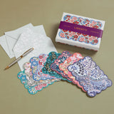 Liberty Scalloped Floral Notecard Set