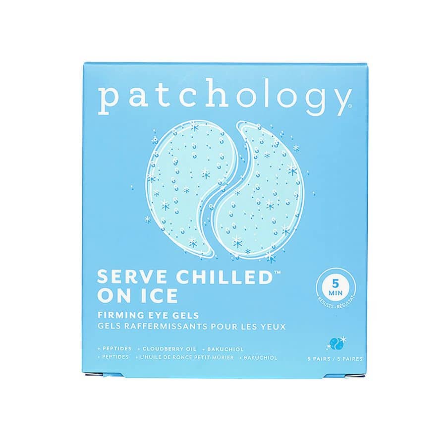 Patchology Served Chilled On Ice Firming Eye Patches, 5 Pack