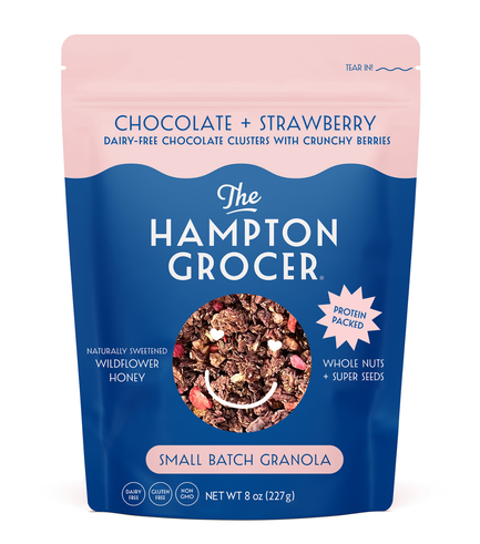 The Hampton Grocer Chocolate Chunk + Strawberry Granola