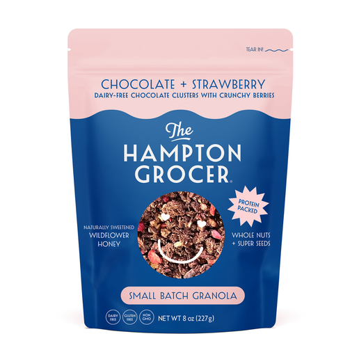 The Hampton Grocer Chocolate Chunk + Strawberry Granola