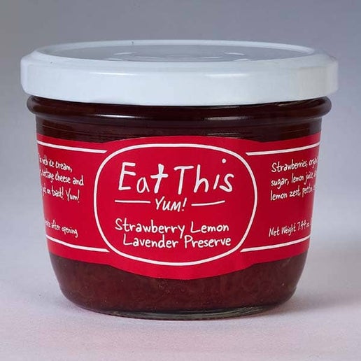 Eat This Yum Strawberry Lemon Lavender Preserve Jam