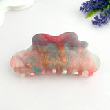 Pink & Blue Sparkling Starry Sky Cloud Claw Hair Clip
