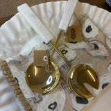 Gold & Marble Sever Spoon Set