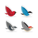 Tweet Treats Bird Bag Clips, Set of 4