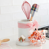Nora Fleming Stoneware Pinstripes Utensil Crock