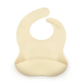 Coconut White Silicone Bib