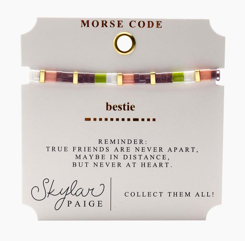 Skylar Paige, Bestie Morse Code Bracelet