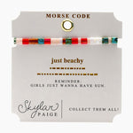 Skylar Paige, Just Beachy Morse Code Bracelet