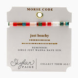 Skylar Paige, Just Beachy Morse Code Bracelet