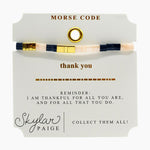 Skylar Paige, Thank You Morse Code Bracelet
