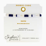 Skylar Paige, Nurse Morse Code Bracelet