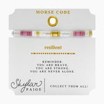 Skylar Paige, Resilient Morse Code Bracelet
