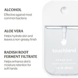 Touchland Beach Coco Power Mist Hydrating Hand Sanitizer