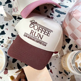 Coffee Run, Slow Morning Coffee Club, Vintage Trucker Hat
