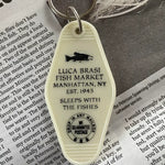 Luca Brasi Fish Market (Godfather) Motel Keychain