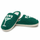 Tini Time Martini Fuzzy Slippers