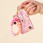 Floral Secret Garden Keychain Wallet