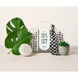 Pinch Provisions Super Spa Set, Black & White Checkered