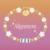 Little Words Project, 222 Angel Numbers Bracelet (S/M)