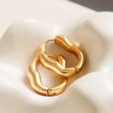 Oval Hoop Earrings
